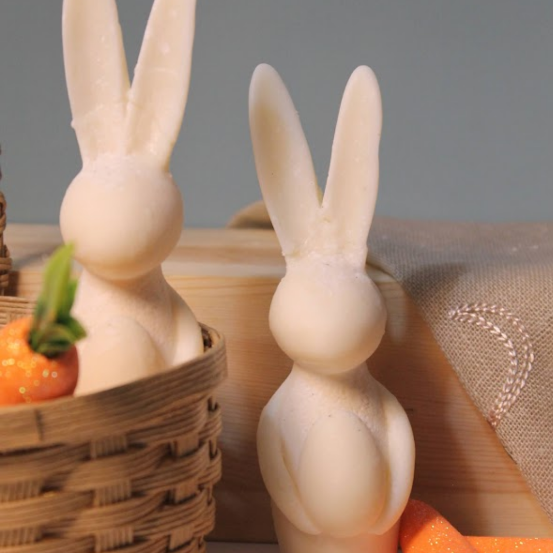 Vela Conejo de Pascua Artesanal